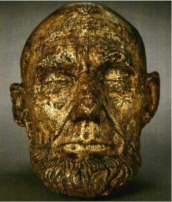 Hay family copy- Lincoln life mask